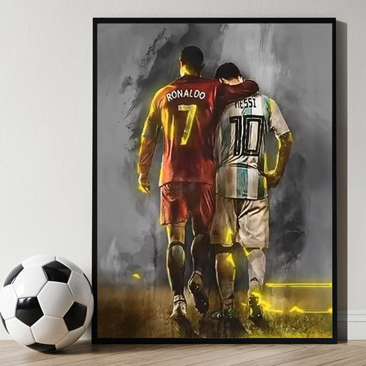 Ronaldo & Messi by Chad M.
