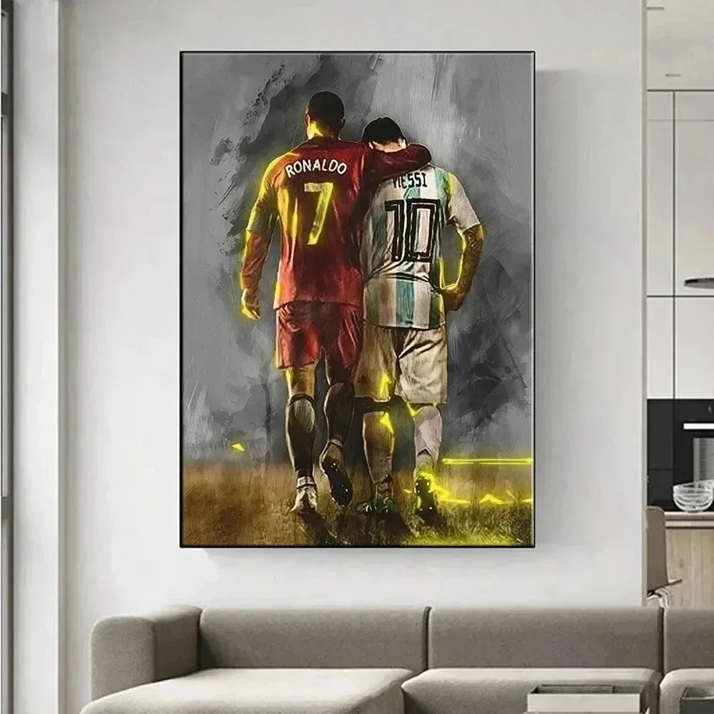Ronaldo & Messi by Chad M.