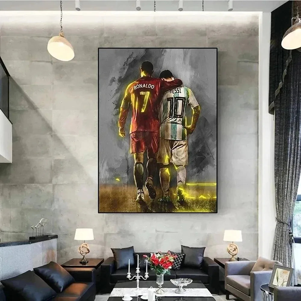 Ronaldo & Messi by Chad M.