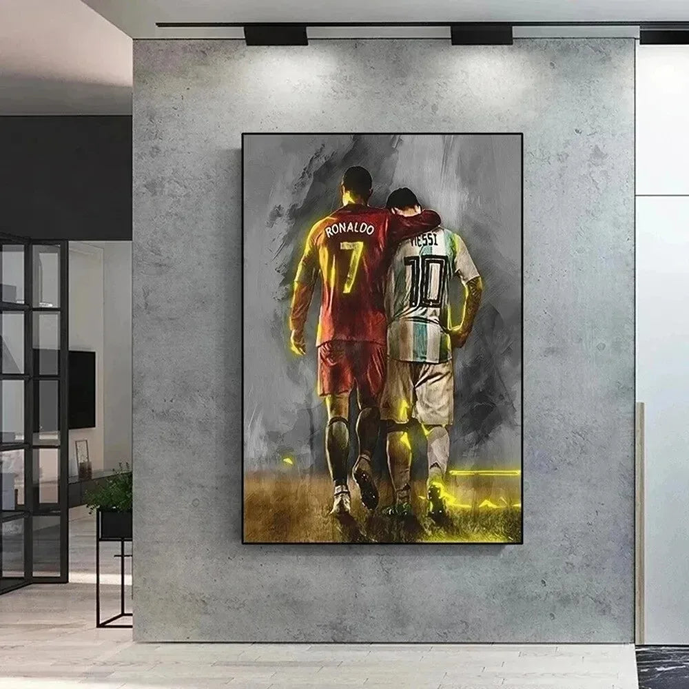 Ronaldo & Messi by Chad M.