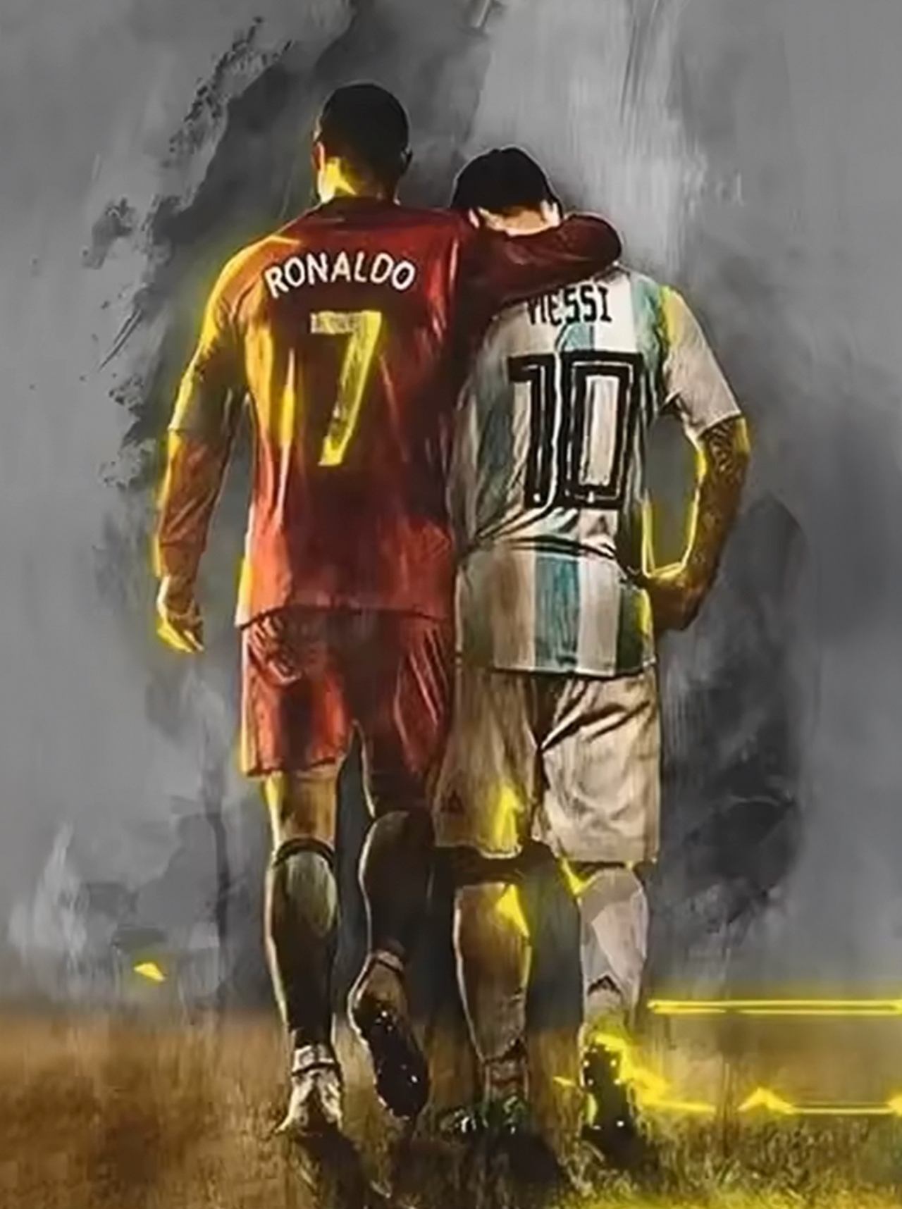 Ronaldo & Messi by Chad M.